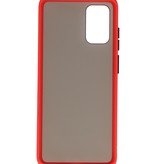 Combinazione di colori Custodia rigida per Galaxy S20 Plus / 5G rosso