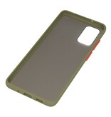 Combinazione di colori Custodia rigida per Galaxy S20 Plus / 5G verde