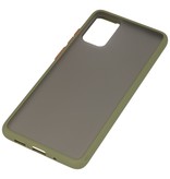 Combinación de colores Estuche rígido para Galaxy S20 Plus / 5G Verde