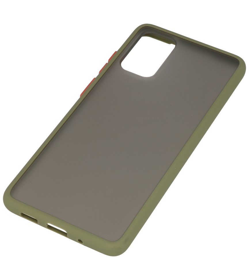 Combinazione di colori Custodia rigida per Galaxy S20 Plus / 5G verde