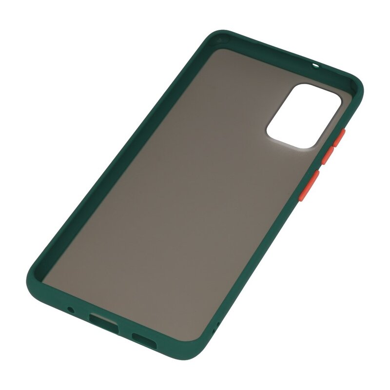 Combinazione di colori Custodia rigida per Galaxy S20 Plus / 5G verde scuro