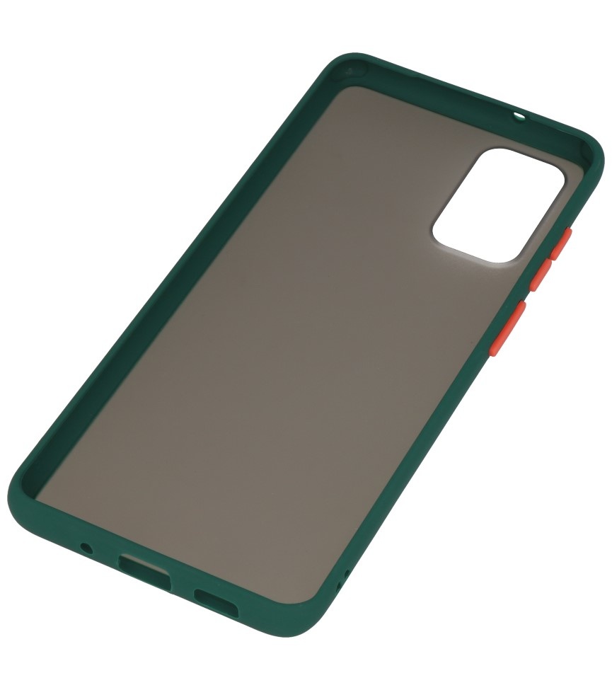 Kleurcombinatie Hard Case voor Galaxy S20 Plus / 5G Donker Groen