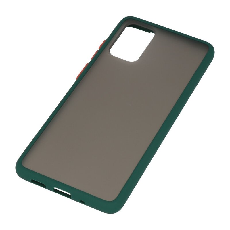 Combinazione di colori Custodia rigida per Galaxy S20 Plus / 5G verde scuro