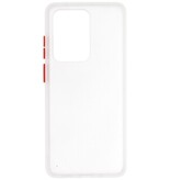 Combinación de colores Estuche rígido para Galaxy S20 Ultra / 5G Transparente