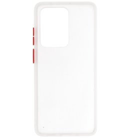 Kleurcombinatie Hard Case voor Galaxy S20 Ultra / 5G Transparant