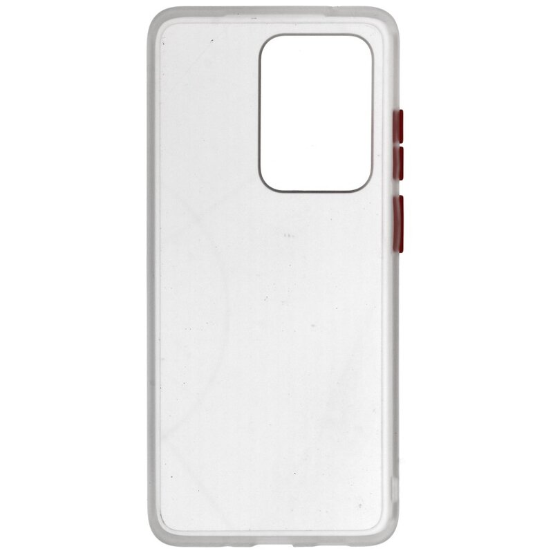 Combinación de colores Estuche rígido para Galaxy S20 Ultra / 5G Transparente