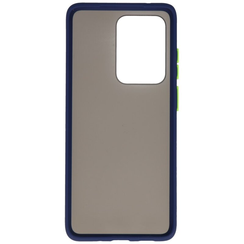 Combinazione di colori Custodia rigida per Galaxy S20 Ultra / 5G blu