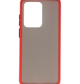 Farvekombination Hård taske til Galaxy S20 Ultra / 5G Rød