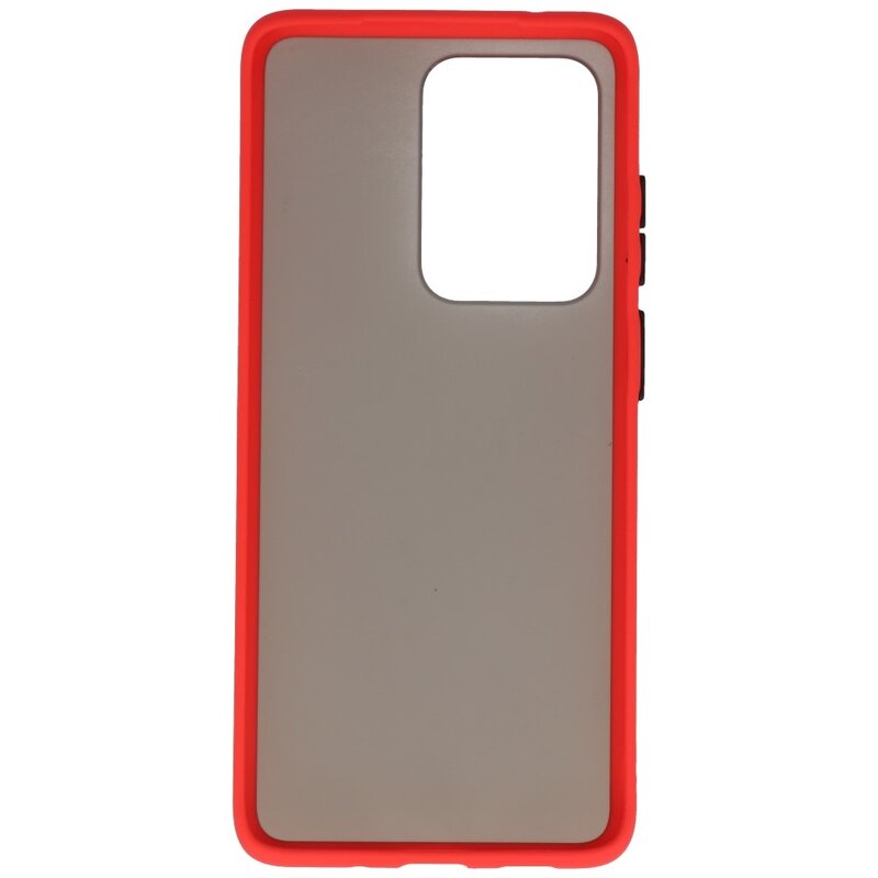 Combinazione di colori Custodia rigida per Galaxy S20 Ultra / 5G rosso