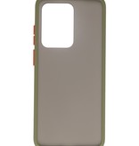 Kleurcombinatie Hard Case voor Galaxy S20 Ultra / 5G Groen