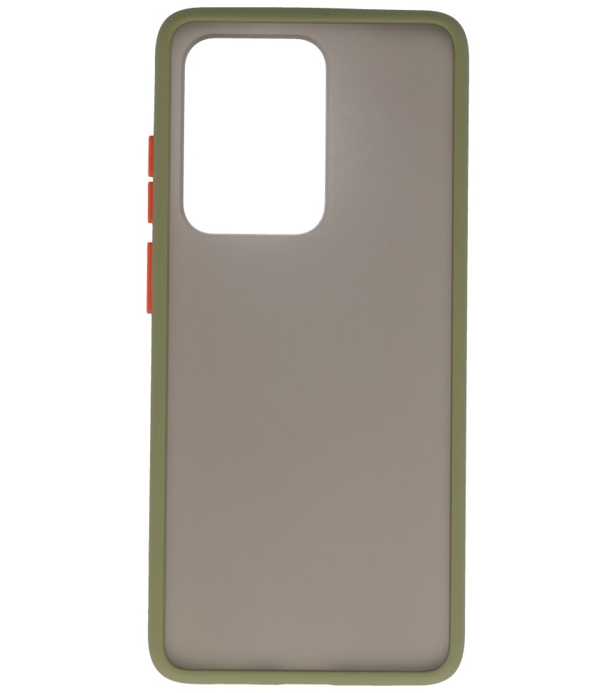 Kleurcombinatie Hard Case voor Galaxy S20 Ultra / 5G Groen