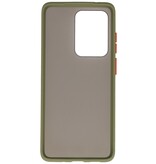 Combinación de colores Hard Case para Galaxy S20 Ultra / 5G Green