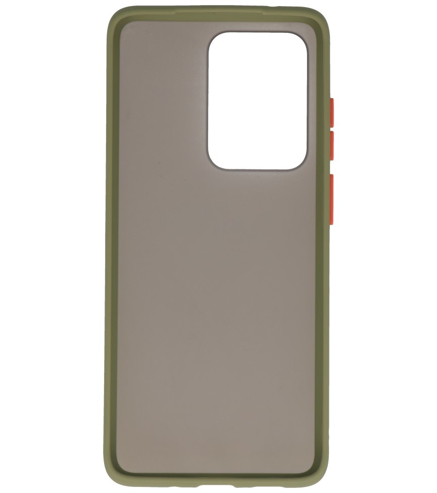 Combinación de colores Hard Case para Galaxy S20 Ultra / 5G Green