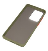 Combinación de colores Hard Case para Galaxy S20 Ultra / 5G Green