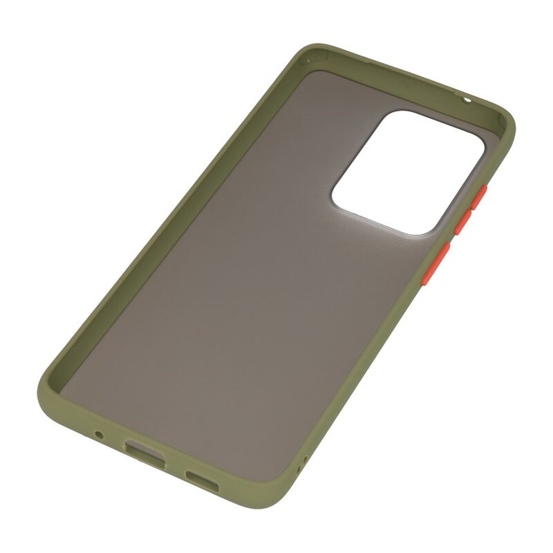 Combinazione di colori Custodia rigida per Galaxy S20 Ultra / 5G verde