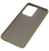 Combinación de colores Hard Case para Galaxy S20 Ultra / 5G Green