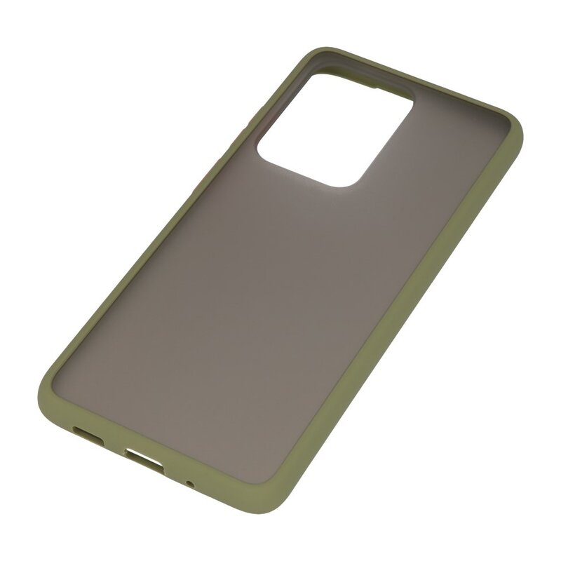 Combinazione di colori Custodia rigida per Galaxy S20 Ultra / 5G verde