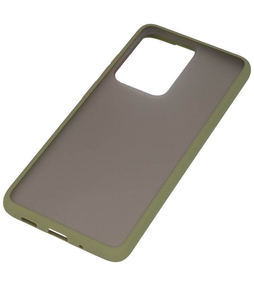 Combinación de colores Hard Case para Galaxy S20 Ultra / 5G Green
