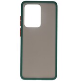 Combinación de colores Hard Case para Galaxy S20 Ultra / 5G Dark Green