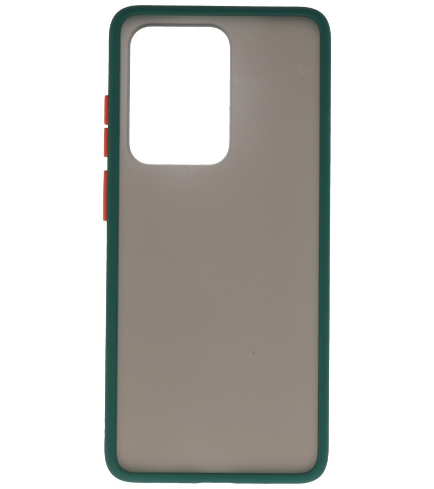 Combinación de colores Hard Case para Galaxy S20 Ultra / 5G Dark Green