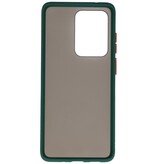 Combinación de colores Hard Case para Galaxy S20 Ultra / 5G Dark Green