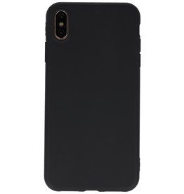 TPU Hoesje voor iPhone XS Max Zwart