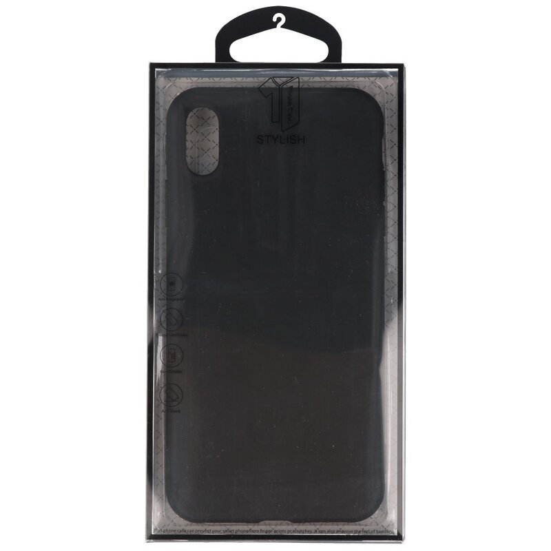 Custodia in TPU per iPhone XS Max nera