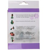 Support de voiture universel long pour smartphone rose