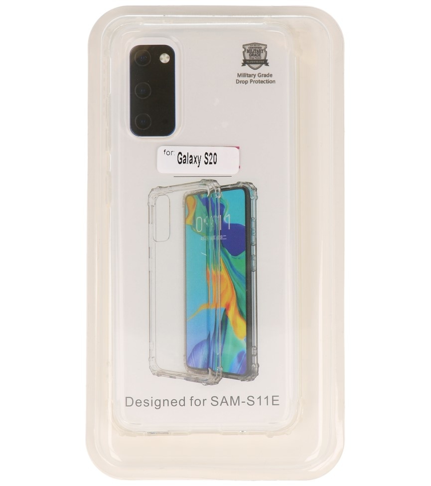 Schokbestendig transparant TPU hoesje voor Galaxy S20