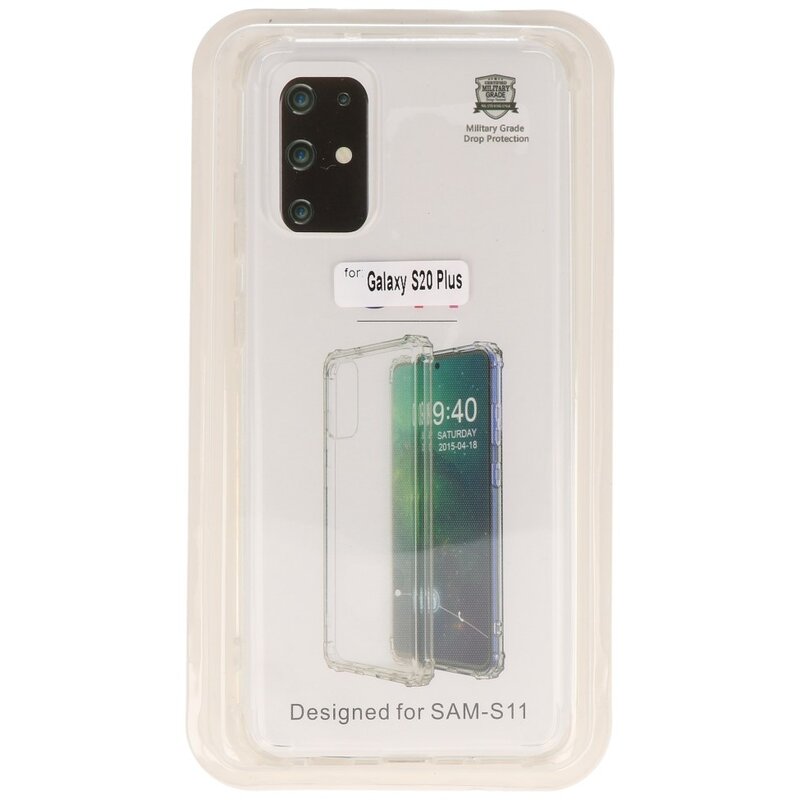 Custodia in TPU trasparente antiurto per Samsung Galaxy S20 Plus
