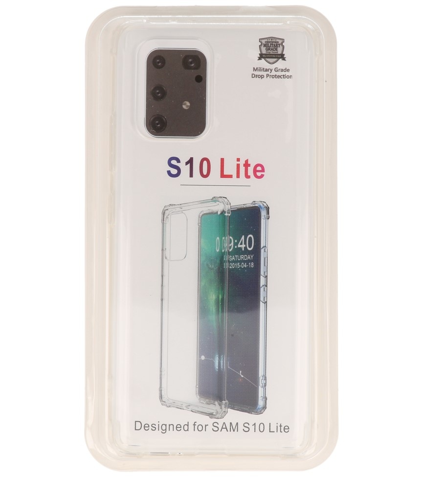 Stødfast transparent TPU taske til Samsung Galaxy S10 Lite