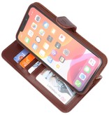 Rico Vitello Mocca Echt Leder Hoesje voor iPhone 11 Pro