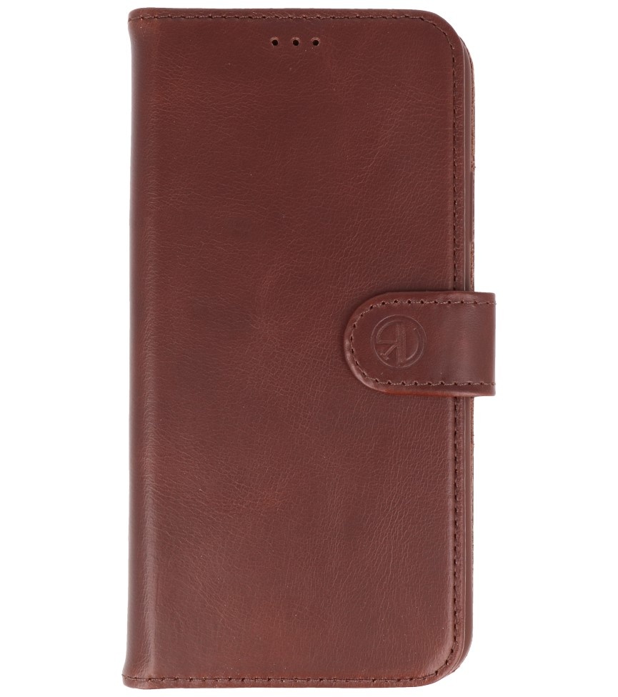 Custodia in vera pelle Rico Vitello Mocca per iPhone 11 Pro