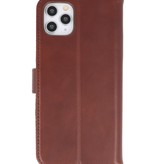 Rico Vitello Mocca Echt Leder Hoesje voor iPhone 11 Pro