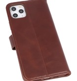 Rico Vitello Mocca Echt Leder Hoesje voor iPhone 11 Pro