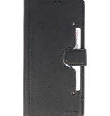 Luxus-Brieftasche für Samsung Galaxy A70 Schwarz