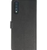 Luxe Portemonnee Hoesje voor Samsung Galaxy A70 Zwart