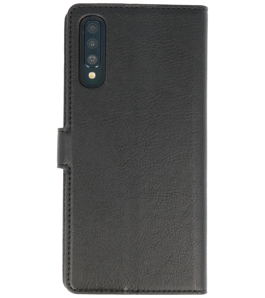 Luxus-Brieftasche für Samsung Galaxy A70 Schwarz