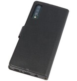 Custodia a portafoglio di lusso per Samsung Galaxy A70 nera