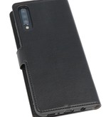 Luxury Wallet Case for Samsung Galaxy A70 Black