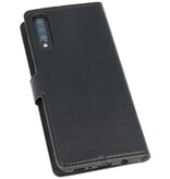Custodia a portafoglio di lusso per Samsung Galaxy A70 nera