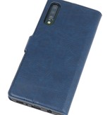 Luxury Wallet Case for Samsung Galaxy A70 Navy