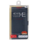Luxury Wallet Case for Samsung Galaxy A70 Navy