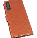 Luxus-Brieftaschenetui für Samsung Galaxy A70 Brown