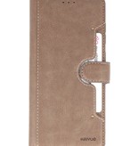 Luksus tegnebog til Samsung Galaxy A70 Grå