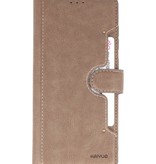 Luxe Portemonnee Hoesje voor Samsung Galaxy A70 Grijs