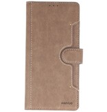 Luxury Wallet Case for Samsung Galaxy A70 Gray