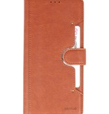 Etui Portefeuille de Luxe pour Samsung Galaxy A51 Marron