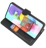 Luxus Brieftasche Fall für Samsung Galaxy A71 Schwarz