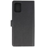 Luksus tegnebog til Samsung Galaxy A71 Sort